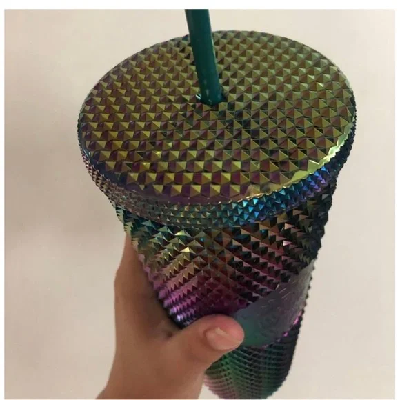 Starbucks Halloween 2023 Oil Slick Rainbow Iridescent Venti Tumbler 24oz - Picture 2 of 5